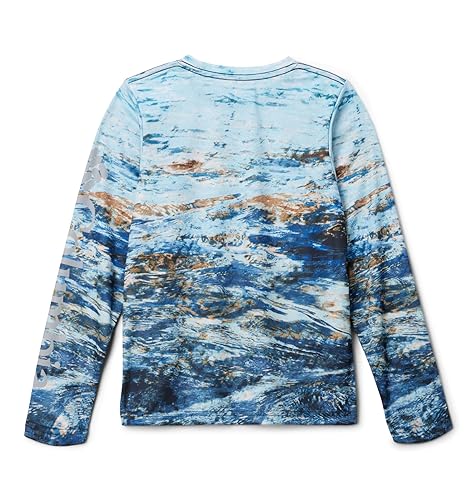 Columbia Super Terminal Tackle Long Sleeve - color: Carbon Deepsea Fade, size: Small