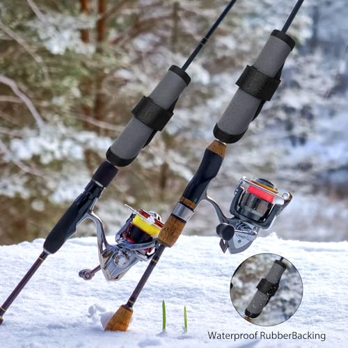 8 Pack Fishing Lure Covers，Lure Wraps for Fishing Rod，Fishing Hook Bait Covers - color: gray
