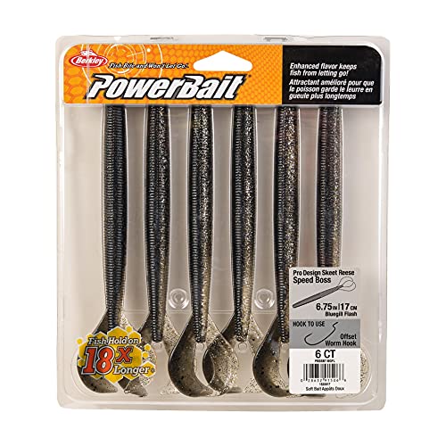 Berkley PowerBait Speed Boss Fishing Soft Bait - color: Bluegill Flash, size: 6 3/4"