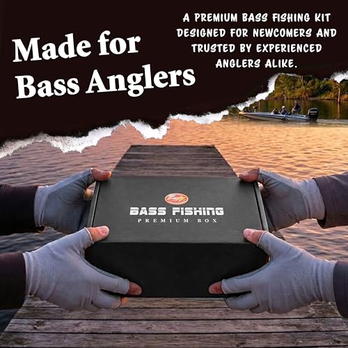 LUCKY CRAFT Bass Premium Box, 7 Freshwater Fishing Lures for Lake and River Fish, Mystery Selection Tackle Box with Surprise Bass Lures, Fishing Gear Accessories - style: Bass Fishing