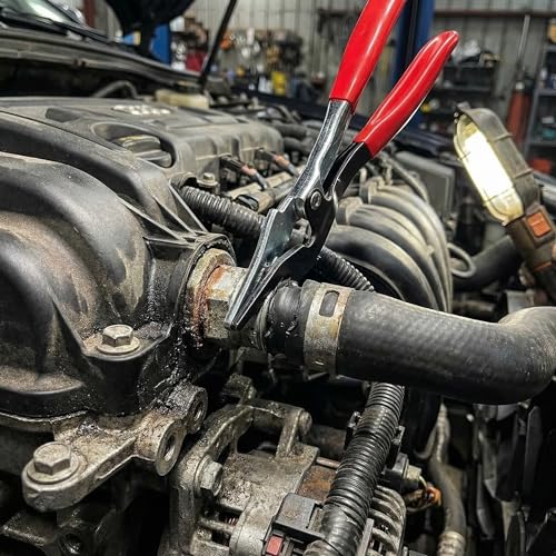 4-Piece Professional Hose Clamp Kit for Automotive, 2026 New Connector Separator & Terminal Removal Tool, Fuel Line Pliers Set for Tackle Wiring, Electrical Repairs, Auto Maintenance