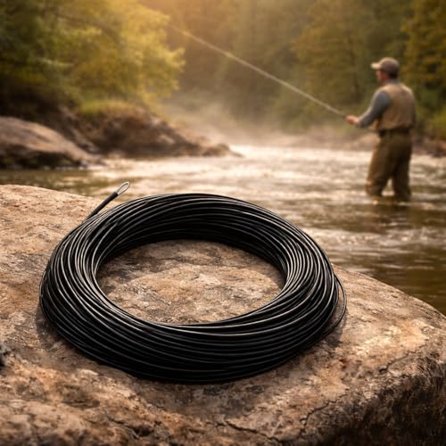 Aventik Full Sinking Fly Fishing Line –IPS5 Fast Sinking Trout & Saltwater Fishing Line with Exposed Loop for Lake Fishing - size: 6wt