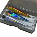 3pcs Saltwater Fishing Lure Long Cast Sinking Jerkbait Swimbait Wobbler Artificial Hard Bait - Mixed Color for Trout Bass Sea Bass (AH1247-4.7'' 1.7oz) - color: AH1247B-4.7'' 1.7oz