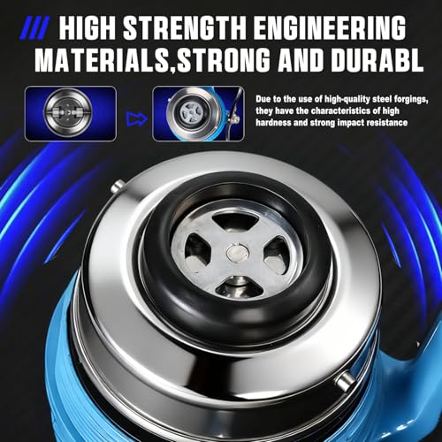 Sougayilang Spincast Fishing Reel,High Speed 3.9:1 Gear Ratio,Trouble-Free Push-Button Bait Casting Design and Reversible Handle for Left/Right Retrieve,Pre-Spooled with Monofilament Line - color: Blue Spincast Reel