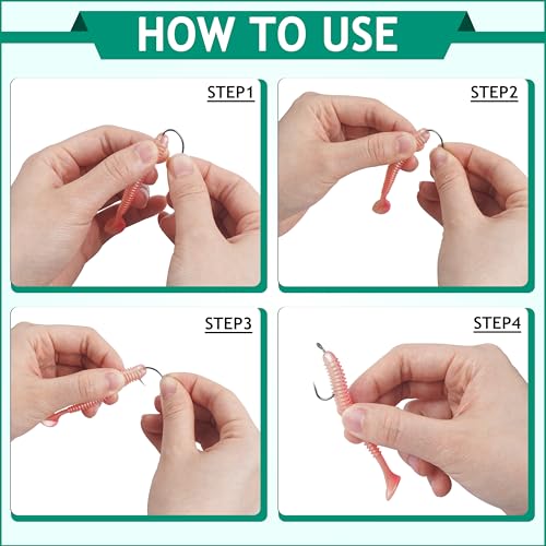 Barbless Fishing Hooks Curve Shank Carp Trout Circle Hooks Crank Fly Tying Hooks Carp Leader Hair Bait Rigs Fishing Accessoires for Freshwater Saltwater - size: 10#_80pcs