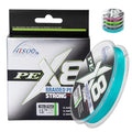 X8 Braided PE Fishing Line - Zero Stretch High Sensitivity 8 Carrier Line, Super Strong Abrasion Resistant for Smooth Casting, Saltwater Freshwater Lure Fishing, 110 Yards - color: Blue, size: 25LB