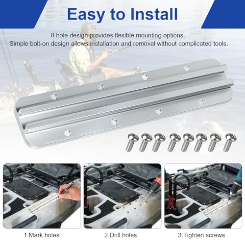 Kayak Track Kayak Rail Accessories Mount - size: 8 In