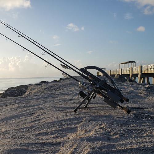 Rod-Runner Fishing Rod Rack - Express 3 Fishing Rod Carrier - Gray