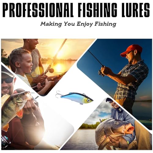 Fishing Lures Freshwater Bait Tackle kit.Tackle Box Including crankbaits topwater Lures,Jigs,Spoons and More Fishing Gear Set.Suitable for Bass Trout Salmon. - color: B240PCS