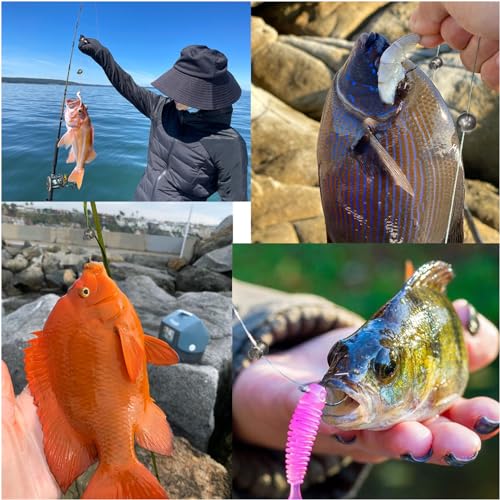 200Pcs/Box Big Size Removable Split Shot Fishing Sinkers(1/7oz,1/9oz,1/10oz,4/50oz,1/25oz,1/50oz Mixed)，Adjust Open Mouth Design Fishing Weights Clip for Freshwater Saltwater