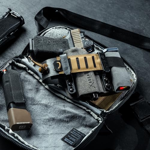 Eberlestock Fade Flex - Concealed Carry Waist Bag - Tactical Men's Fanny Pack with Adjustable Waist Belt - 10” W x 6”H x 3” D - Olive - color: Olive, size: Standard