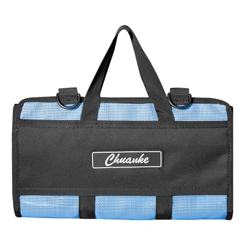 Lure Bag 6 Pocket PVC Protective Cover Durable Fishing Bag Trolling Lure Tackle Box - size: Large