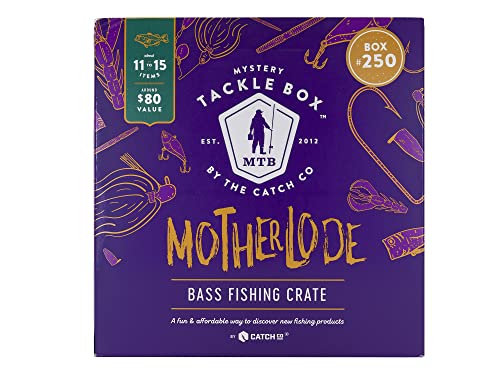 Catch Co Mystery Tackle Box Freshwater Largemouth and Smallmouth Bass Lures Fishing Kit - style: Motherlode