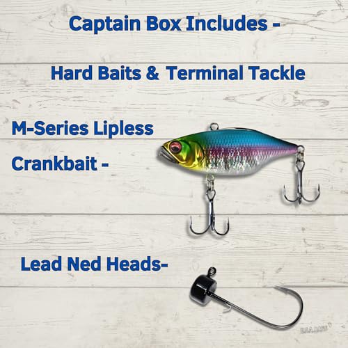 5 Star Freshwater Fishing Kit, Lures for Bass (Captain) - size: Captain