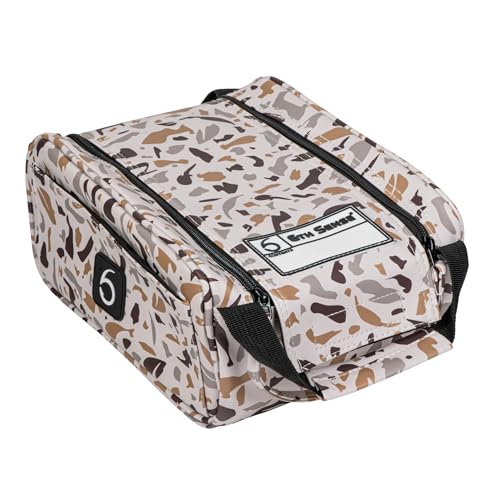 6th Sense – Bait Bag – Soft Plastic Storage Bag – Holds 15 to 20 Packs – Tackle Organizer – Clear Label Window - color: Underland - Peppergrass