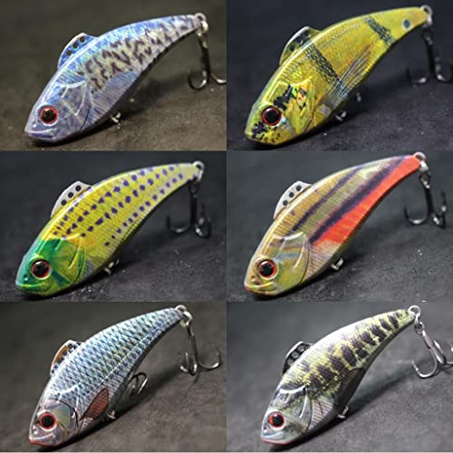 Minnow Crankbait for Bass Fishing Bass Lure Jerkbait Fishing Lures and Tackle Box - color: HL773KB