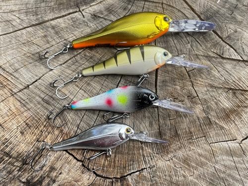Bandit Lures Walleye Shad - color: Fruit Dots, size: WS4 (3-5/8")