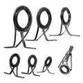 Honbay 7pcs Set Mixed Sizes Fishing Rod Eyes Guides Line Rings Repair Kit