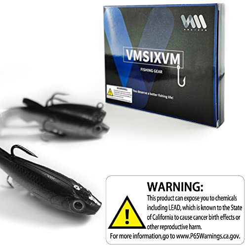 Soft Fishing Lures Shad Minnow Swimbaits, Pre-Rigged Jig Heads Paddle Tail Swim Baits for Bass, Trout, Walleye, Crappie, Sinking Jigs Bait for Saltwater Freshwater, Fishing Gifts for Men - color: A1-Weedness Pre Rigged Swim Baits-5pcs-3.15inch