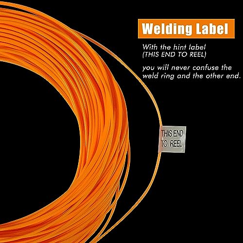 Riverruns Fly Fishing Floating Line with Welded Loop Weight Forward Fly Lines 85FT WF3 4 5 6 7 8F - color: Single Orange, size: WF4F