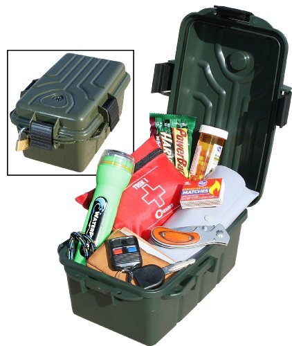 MTM Survivor Dry Box with O-Ring Seal (Forest Green, Large) - color: Forest Green