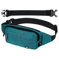 WATERFLY Fanny Pack Waist Bag: Small Hip Pouch Bum Bag Fannie Pack Phanny Fannypack Waistpack Bumbag Beltbag Sport Slim Fashionable for Jogging Hiking Hiker Woman Man - color: Green