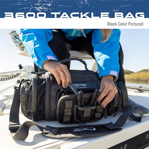 FROGG TOGGS Heavy Duty Fishing Tackle Duffle Bag, Blue, 3600