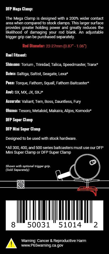 Duran's Fishing Products DFP Mega Clamp