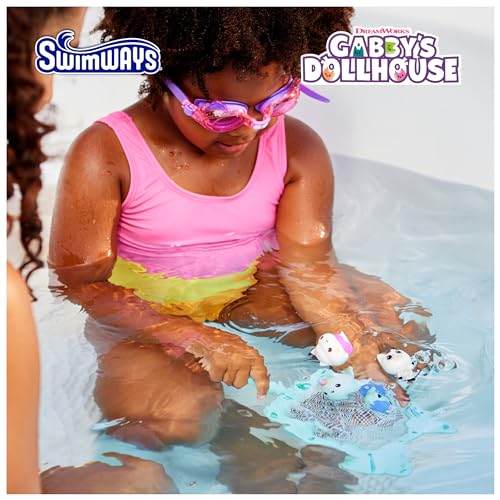 Swimways Gabby's Dollhouse Dive n Catch Game, Swimming Pool Accessories & Kids Pool Toys, Pool Party Supplies & Water Toys for Kids Aged 5 & Up - color: Gabby's Dollhouse Dive N Catch Game