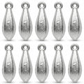 Bank Sinkers Fishing Weights, No-Roll Hexagonal, Surf & Catfish Saltwater - style: 1 Ounce-10pcs