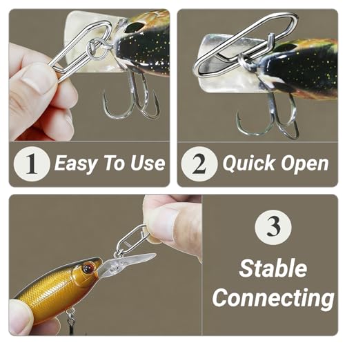 Atibin Stainless Steel Fishing Leader Wire High Strength Fishing Leaders Strong Saltwater Snap Wire Leader Line White Nickel - size: Size #4 (11.8in-50lb) 30pcs