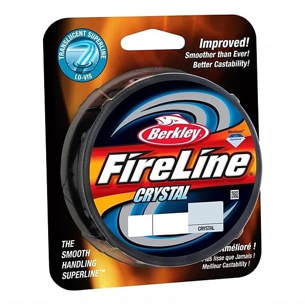 Berkley FireLine Superline Fishing Line - color: Crystal - New, size: 10 lb (4.5 kg) - 300 yd (274 m)