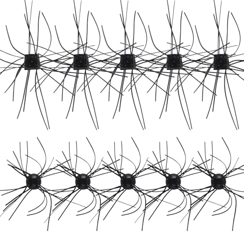 Eupheng Silicone Soft Dice Fishing Lures with Multiple Tentacles, Handmade Slow Sink Bass Fishing Soft Plastic Baits for Drop Shot, Finesse, Wacky Rig - color: Black, size: 10PCS-(Square & round body)