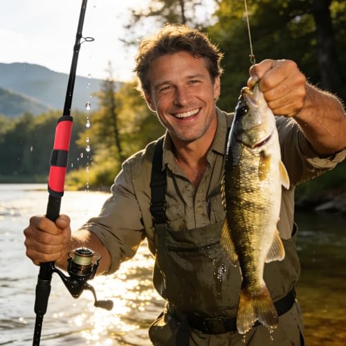 16 Pack Fishing Lure Covers, 6 Inch Fishing Lure Wraps Fish Hook Bait Covers Hook & Loop Pole Sleeve Guard for Easily See Bait Storage and Protector Fishermen Safe