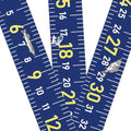 Fishing Ruler for Boat 51" Self-Adhesive Fish Measuring Decals (3 Pack) Waterproof Self Adhesive Measuring Ruler Tape (BU) - color: BU