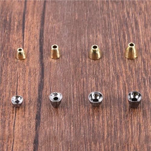 Maxcatch Tungsten Cone Head Beads for Fly Tying, 25 Pieces - color: Black Nickel, size: 5mm x 5mm