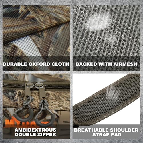 MYDAYS Chest Rig for Men, Chest Bag for Fishing, Waterfowl, Upland Game, Turkey, Tactical - color: Camo
