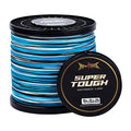 HERCULES Super Tough Braided Fishing Line 4 Strands / 8 Strands, 4lb - 160lb Braid Lines, 150/300/500/1000 Yards for Saltwater - color: Blue Camo, size: 8LB (150 Yards) - 4 Strands