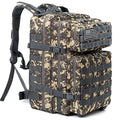 QT&QY 45L Military Tactical Backpacks Molle Army Assault Pack 3 Day Bug Out Bag Hiking Treeking Rucksack… - color: 2.3 Acu
