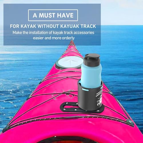 Kayak Track Kayak Low Profile Track,Kayak Rail,Kayak Accessories Mount Track,Kayak Gear Track for Fishing Rod Holder,Kayak Rail Track for Paddle Holders Fish Finder,Cup Holder,Anchor Cleats - size: 7inch4pcs