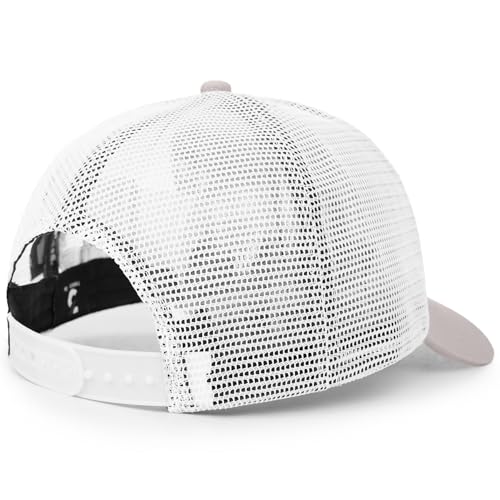 Fishing Gifts for Men - Snapback & Trucker Hats - American Flag Outdoor Fishing Hat - color: 05.khaki (Bassflag)