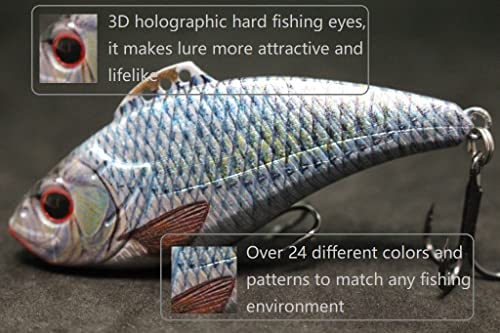 Minnow Crankbait for Bass Fishing Bass Lure Jerkbait Fishing Lures and Tackle Box - color: HL773KB