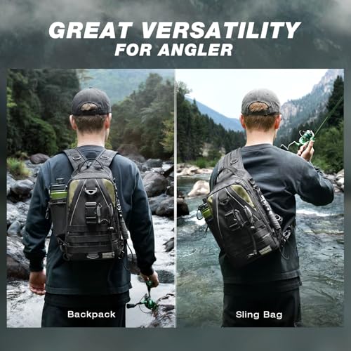 Ghosthorn Fishing Backpack with Tackle Boxes Fish Lip Gripper Pliers Lures Waterproof Tackle Bag with Rod Holder Fishing Gear - color: Black Set, size: Standard