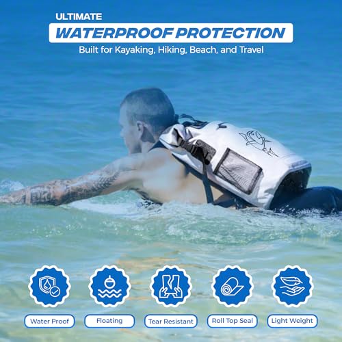 35L Waterproof Backpack Cooler Insulated dry bag - Leak Proof Floating Soft Cooler Bag, Cooler Backpack for Men, Travel, Kayaking, Boating, Beach, Fishing & Camping