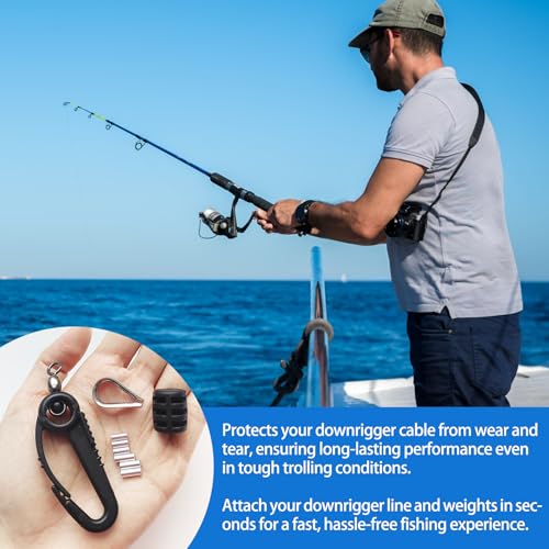EUPHENG Retractable Line Cutter - color: Black Terminal Kit(W/Composite Materials Snaps)