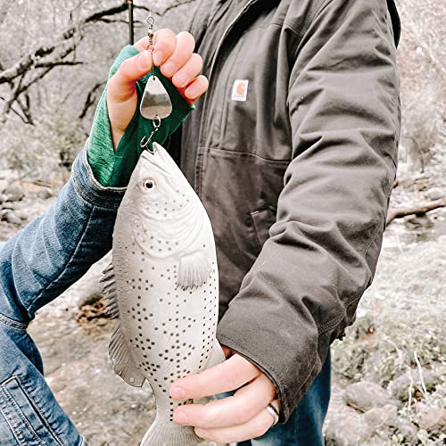 Memorial Lures Gift Set – I’ll Be Fishing in Heaven, Gone in Heaven, with The Angels – Remembrance Gift for Loss of Fisherman