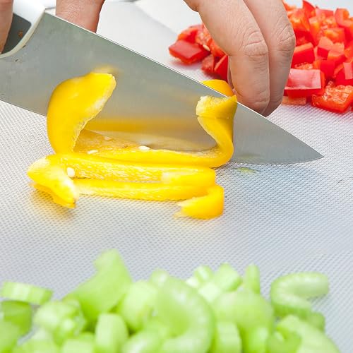 Mind Reader E-Z Board Disposable Plastic Cutting Board, Flexible, 20 sf, Camping, 13.78"L x 3.35"W x 3.74"H, 2 Pack, Clear - style: 2 Pack