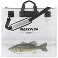 MORXPLOR Fish Bag Heavy Duty Tournament Fishing Weigh in Bag 26x23 19x34 inches - color: Transparent
