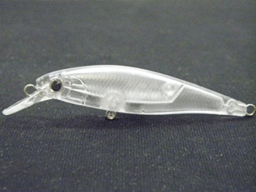 10 Blank Unpainted Minnow Crankbait Topwater Lipless Jerkbait Fishing Lures V3 - color: UPM762P10