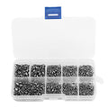 Fishing Swivels Snaps Set, Terminal Tackle Kit - Stainless Steel Rolling Snap Swivel Fishing Accessories with Box Set